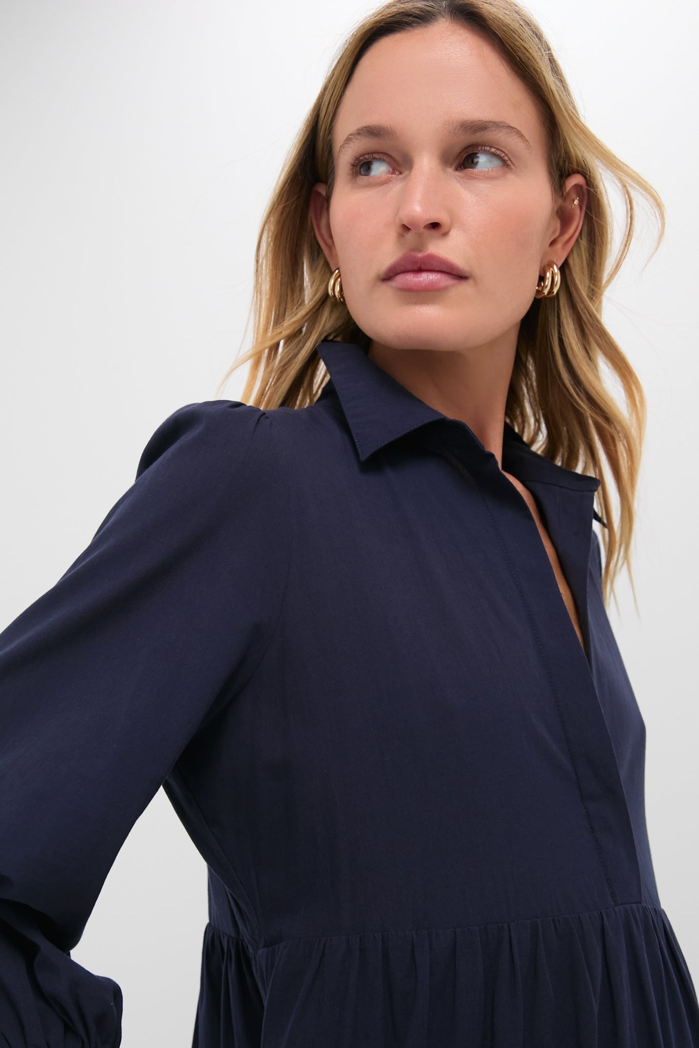 Navy Cotton Mabel Maxi Dress | Pomander Place Navy Cotton Mabel Maxi Dress | Pomander Place