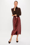 Radiant Bronze Sequin Phillips Midi Skirt
