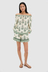 Jade Terrace Cotton Linen Clemence Shorts