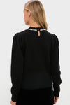 Black Bejeweled Lucy Sweater
