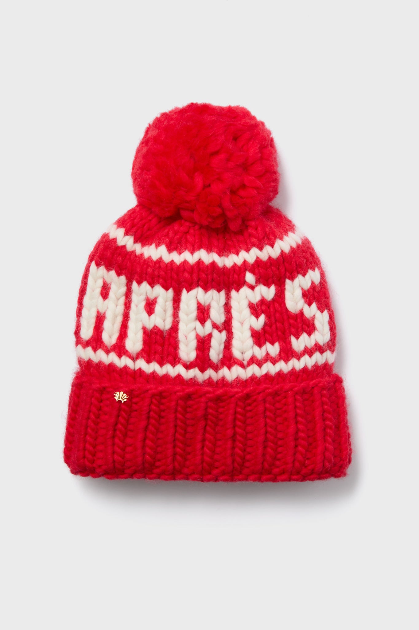 Lele Sadoughi NYC MERINO Wool Beanie Exclusive Red Hot Apres Beanie | Lele Sadoughi main image 3