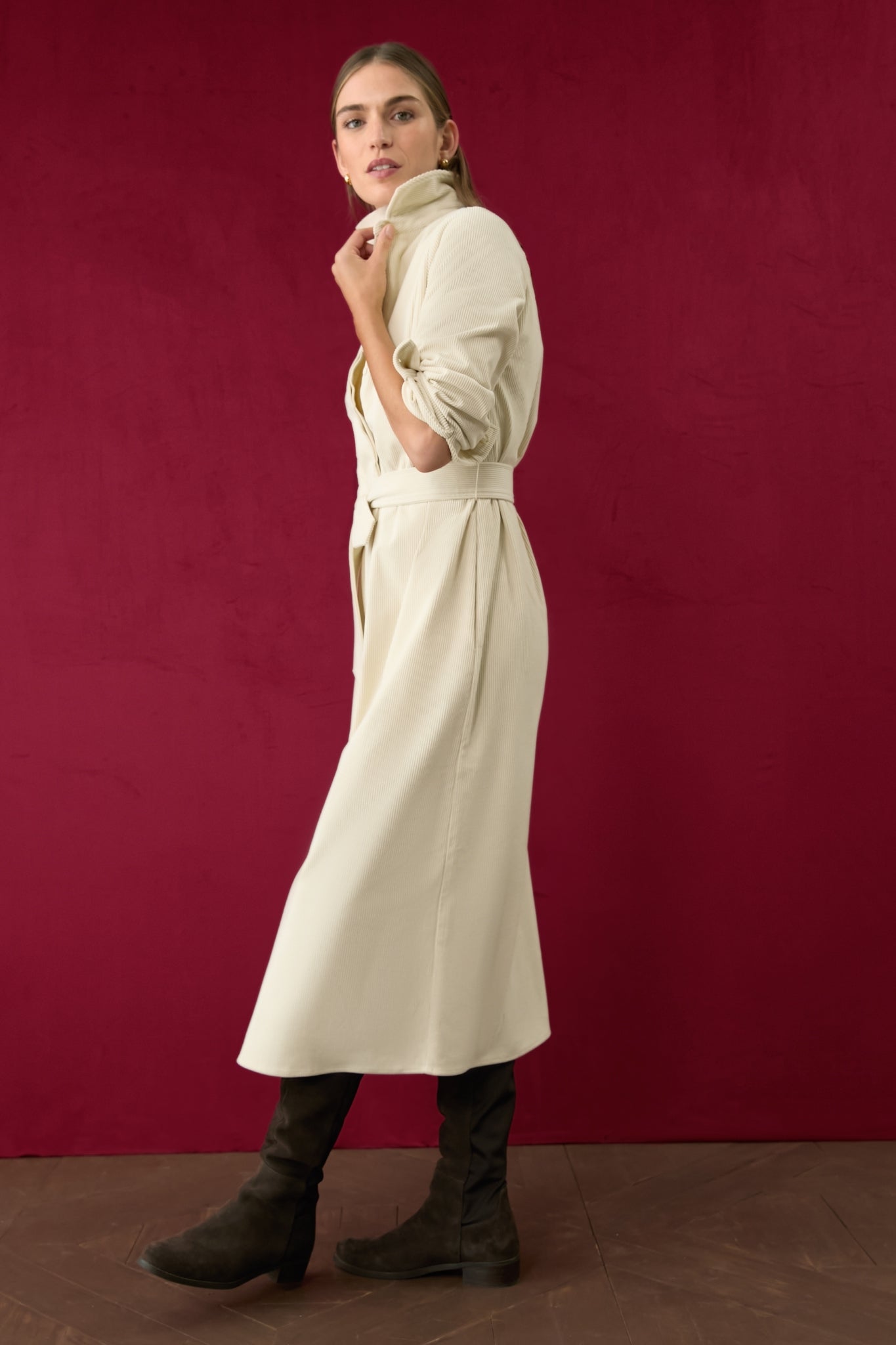 Exclusive Brown Suede Waterproof Velma Boots