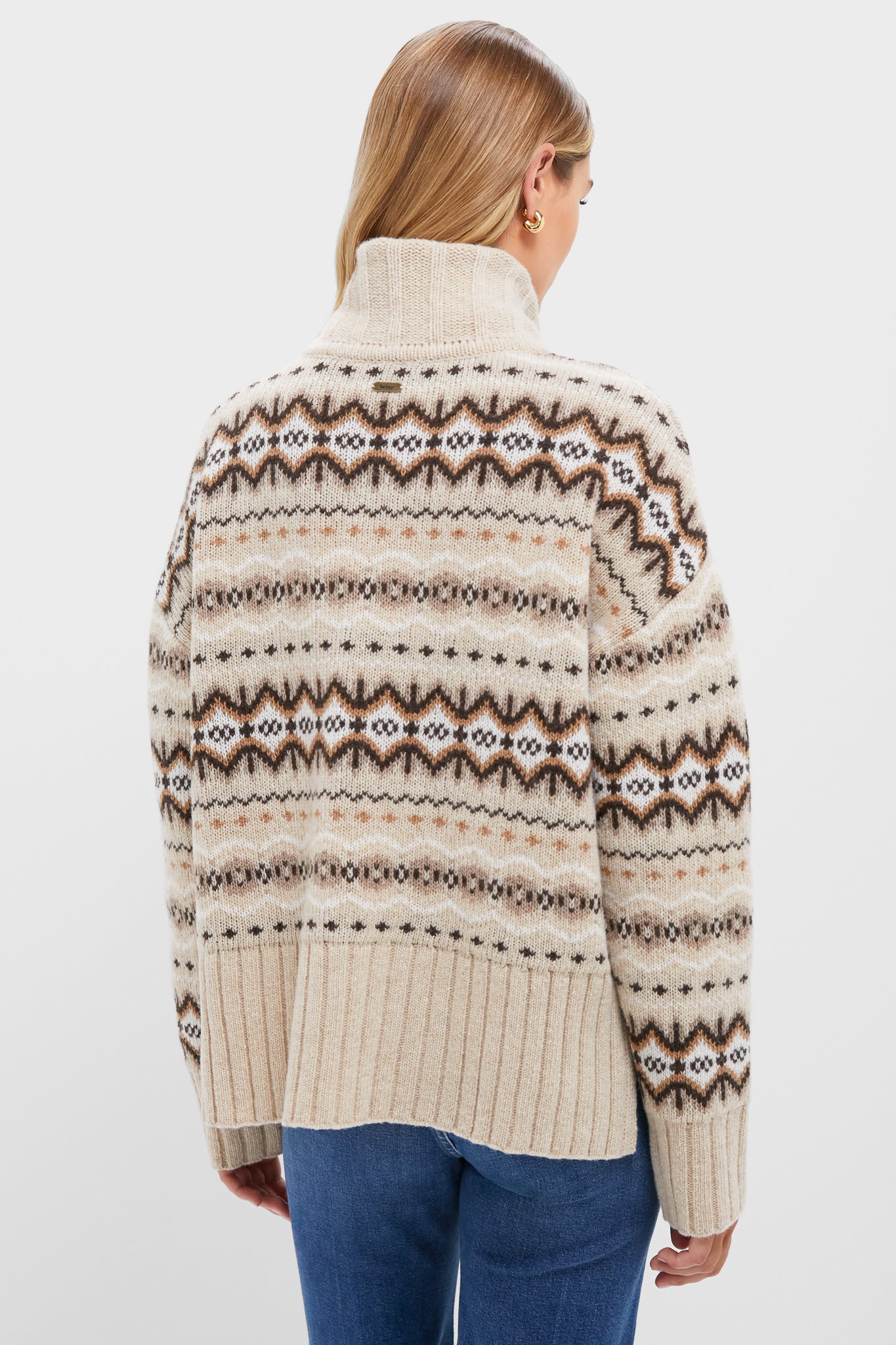 Birch Multi Helen Knitted Jumper | Barbour