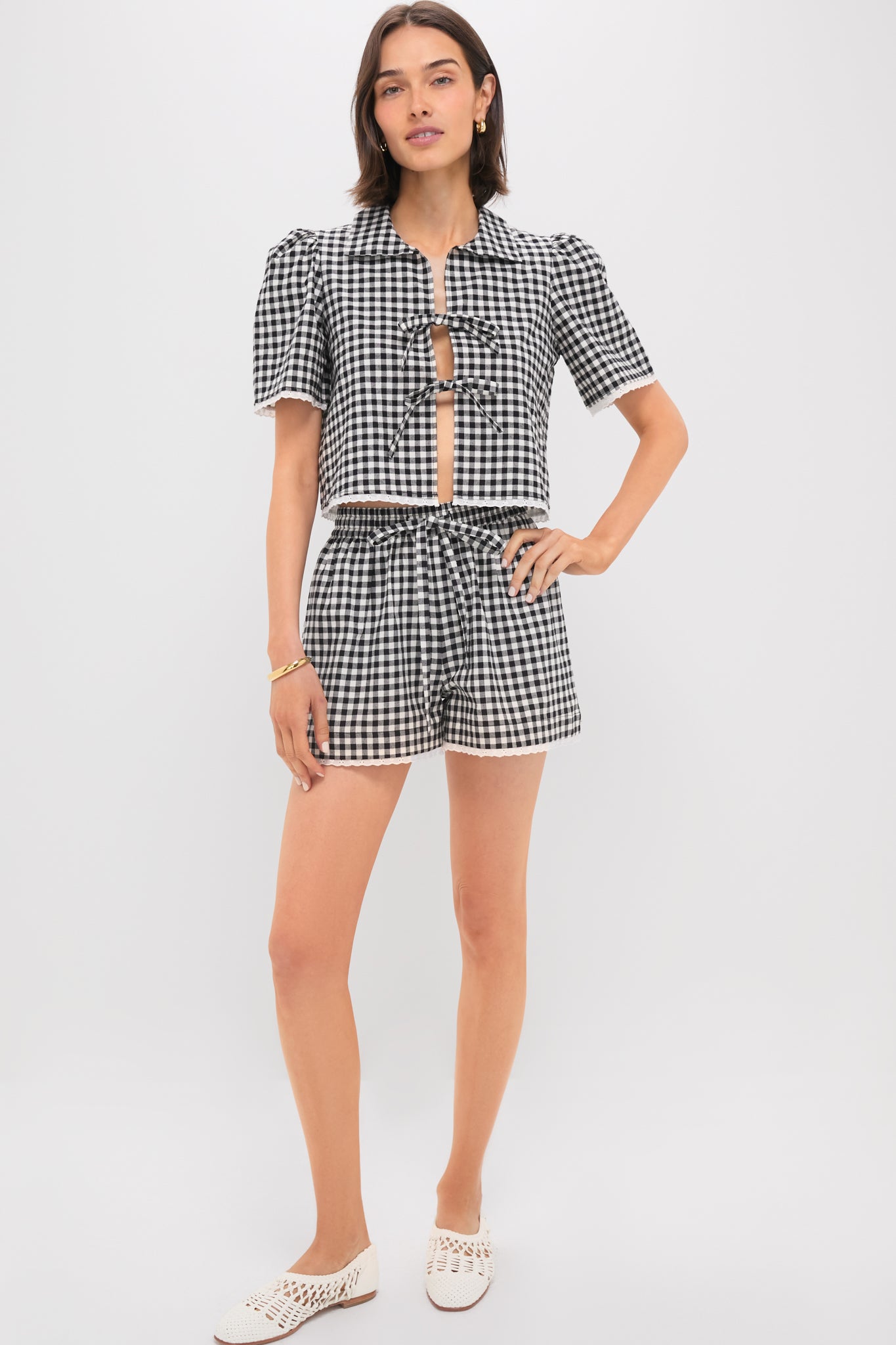 Black Gingham Hanna Set