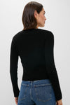 Black Kristin Ribbed Cardigan