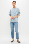 Light Blue Miles Oversized Sweatshirt