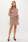 Taupe Esther Mini Dress