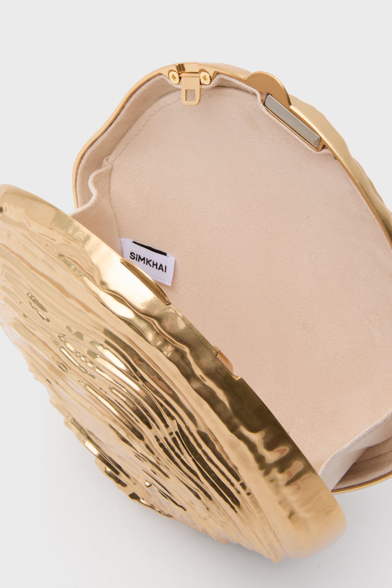 Gold Cove Shell Clutch