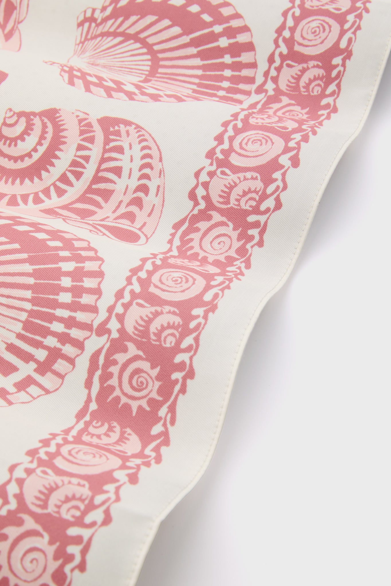 Rose Scallop Shell Large Scarf