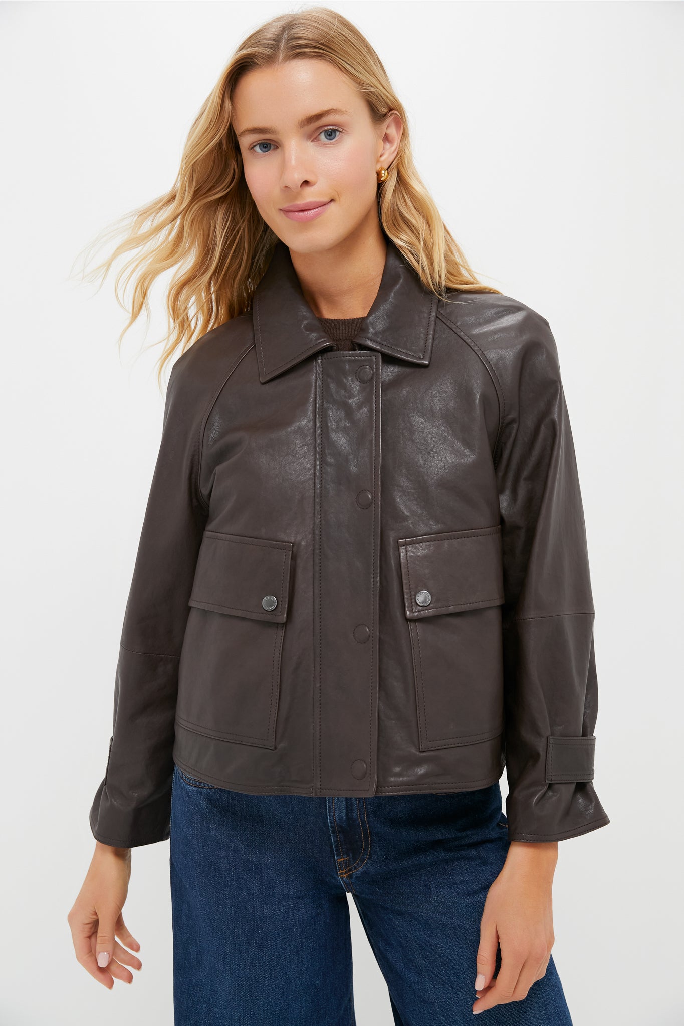 Dark Brown Berbice Leather Jacket