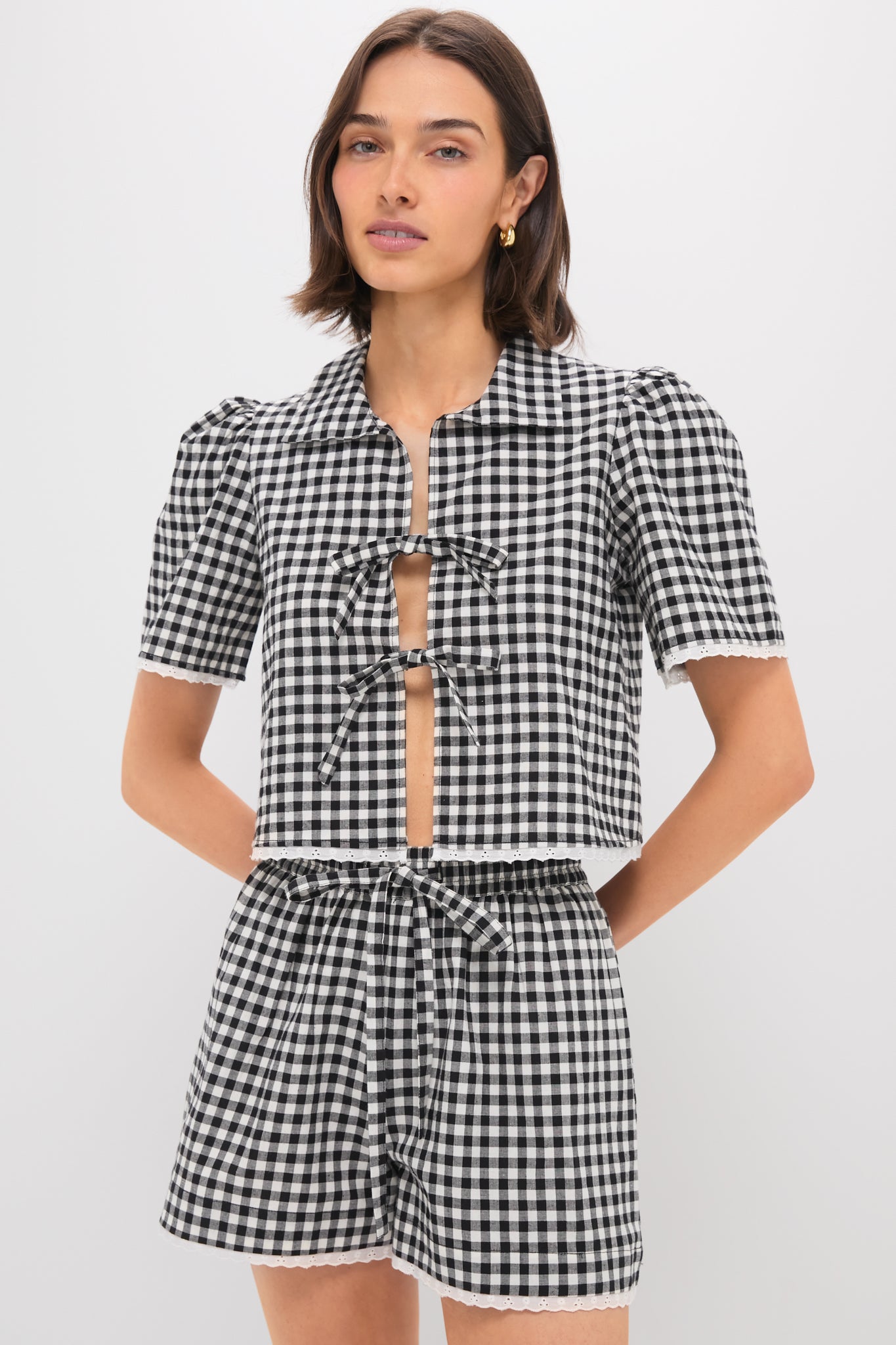 Black Gingham Hanna Set | Louise