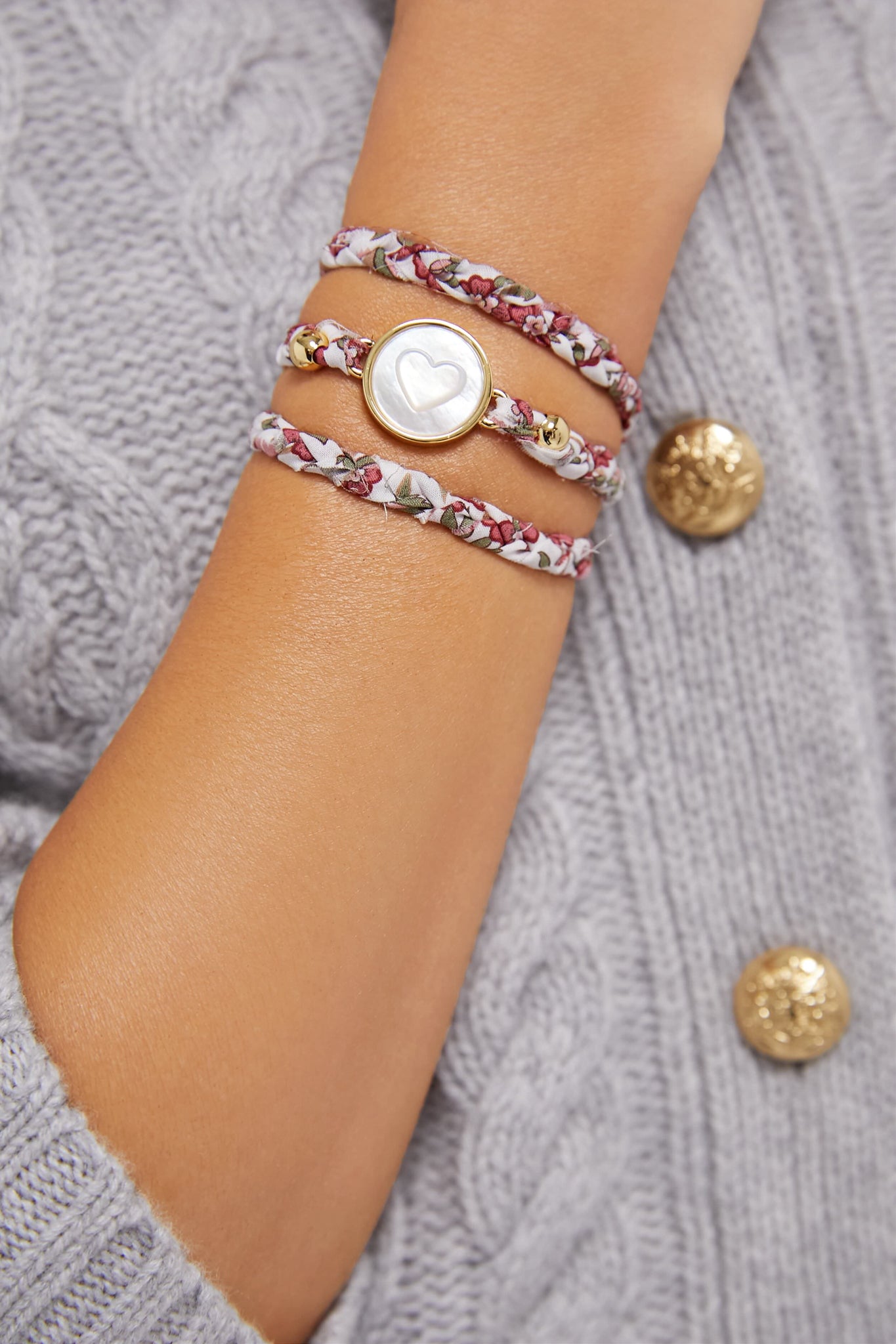 Red Floral Liberty Wrap
