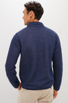 Navy Oat Corbet Reversible Pullover