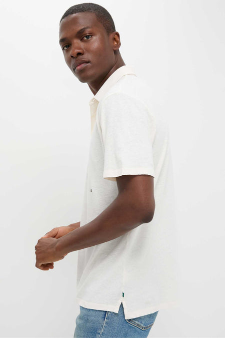 Sand Drift Linen Polo