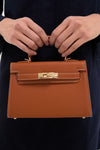 Tan Hariette Handle Bag
