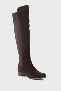 Exclusive Brown Suede Waterproof Velma Boots
