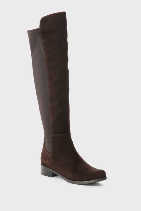 Exclusive Brown Suede Waterproof Velma Boots