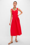 Hot Red The Day Break Dress