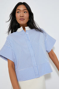 Blue Stripe Sofia Shirt