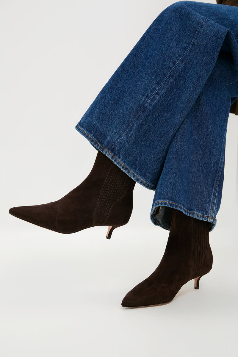 Espresso Lisa 45 Suede Boots