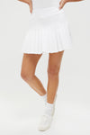 White 15 Inch Williams Tennis Skirt