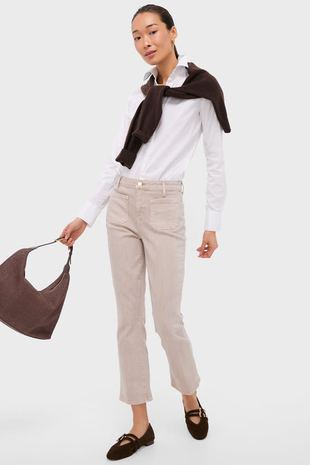 Biscuit Noya High Rise Patch Pocket Slim Flare