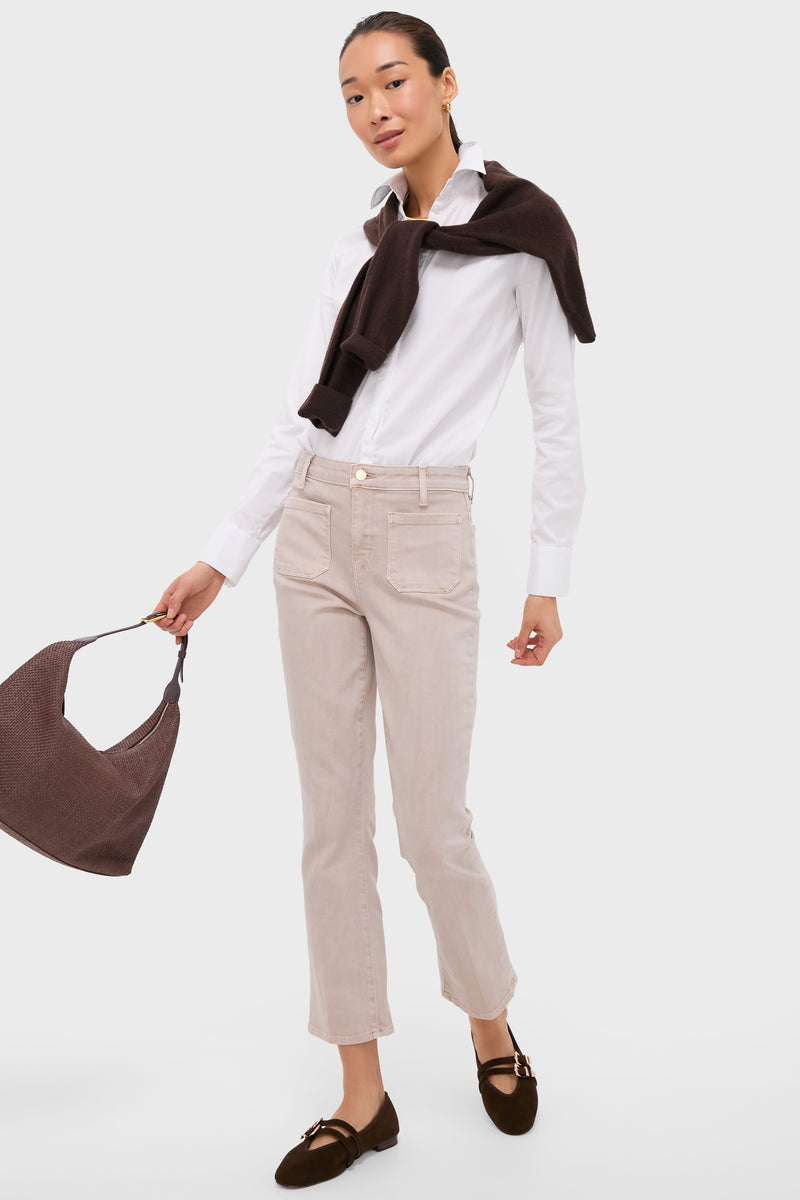 Biscuit Noya High Rise Patch Pocket Slim Flare