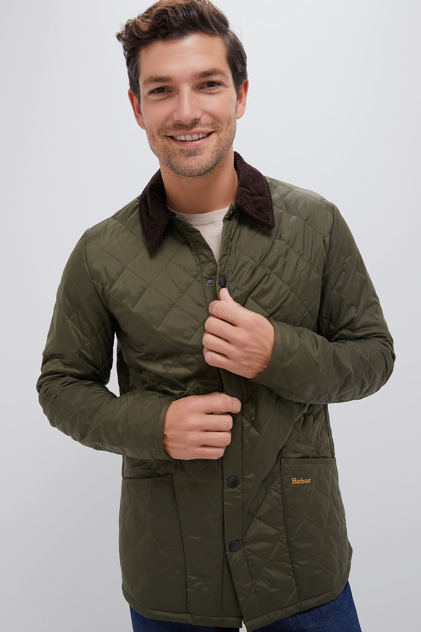 Barbour jacket shops kids olive