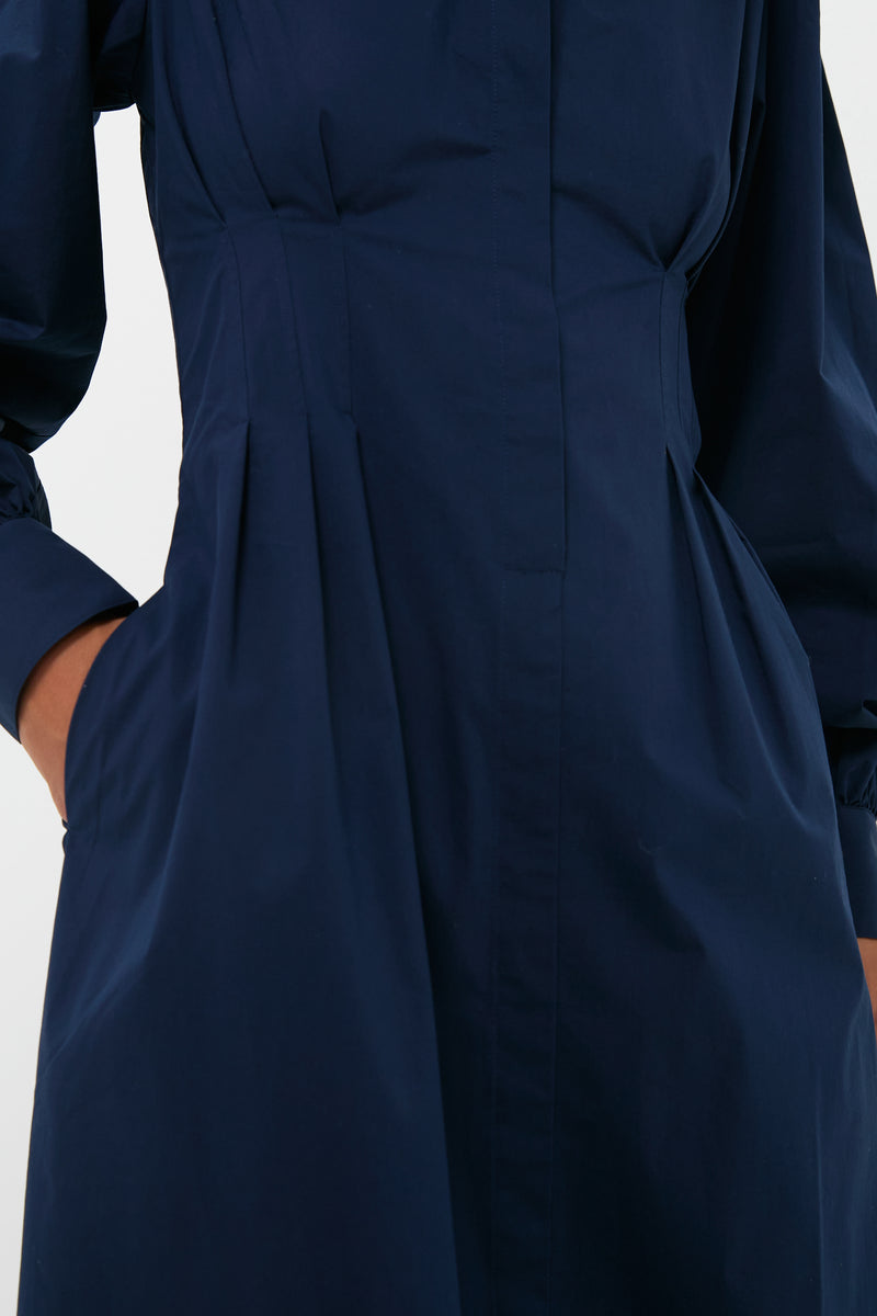 Navy Corinne Dress