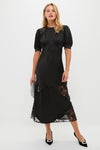Black Lace Pierpont Midi Dress