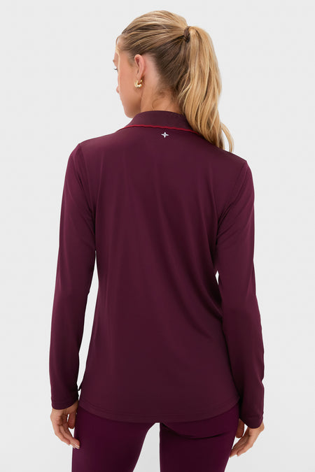 Winetasting Long Sleeve Performance Jersey Caroline Polo