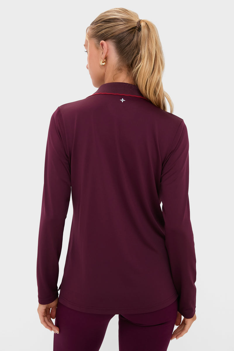 Winetasting Long Sleeve Performance Jersey Caroline Polo