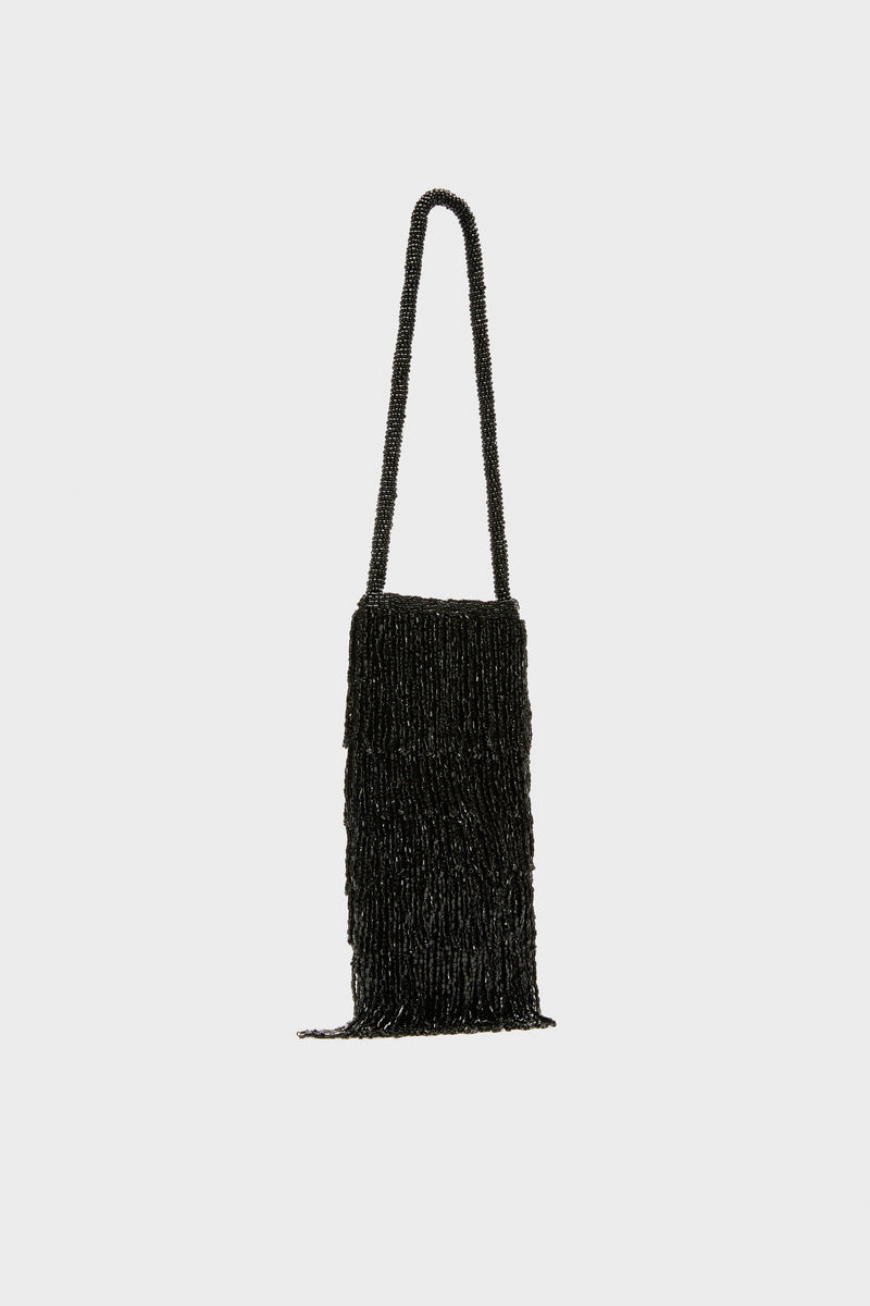Black Beaded Josephine Mini Bag