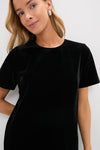 Black Velvet Mae Dress