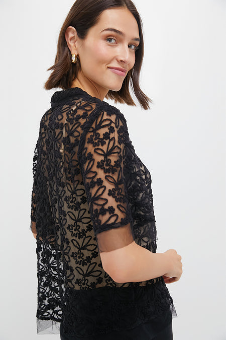 Black The Cotillion Top