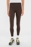 Deep Chocolate Marl Always Warm Stirrup Legging