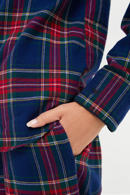 Womens Windsor Tartan Pajama Set