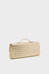 Gold Metallic Alice Clutch Bag