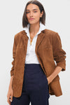 Tan Natalie Suede Jacket