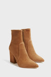 Cacao Isla Slim Ankle Booties