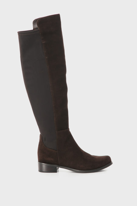 Exclusive Brown Suede Waterproof Velma Boots