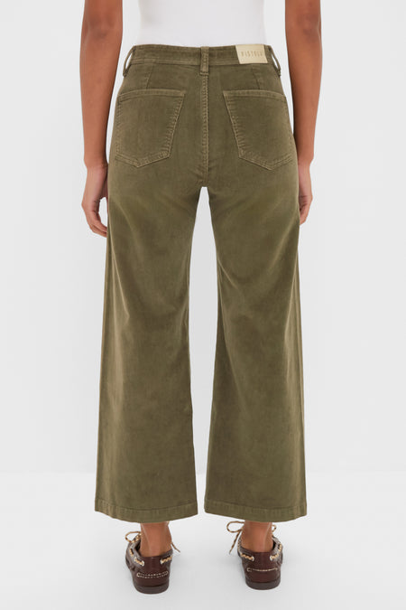 Sequoia Penny Crop High Rise Wide Leg