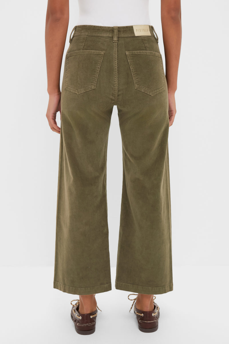 Sequoia Penny Crop High Rise Wide Leg