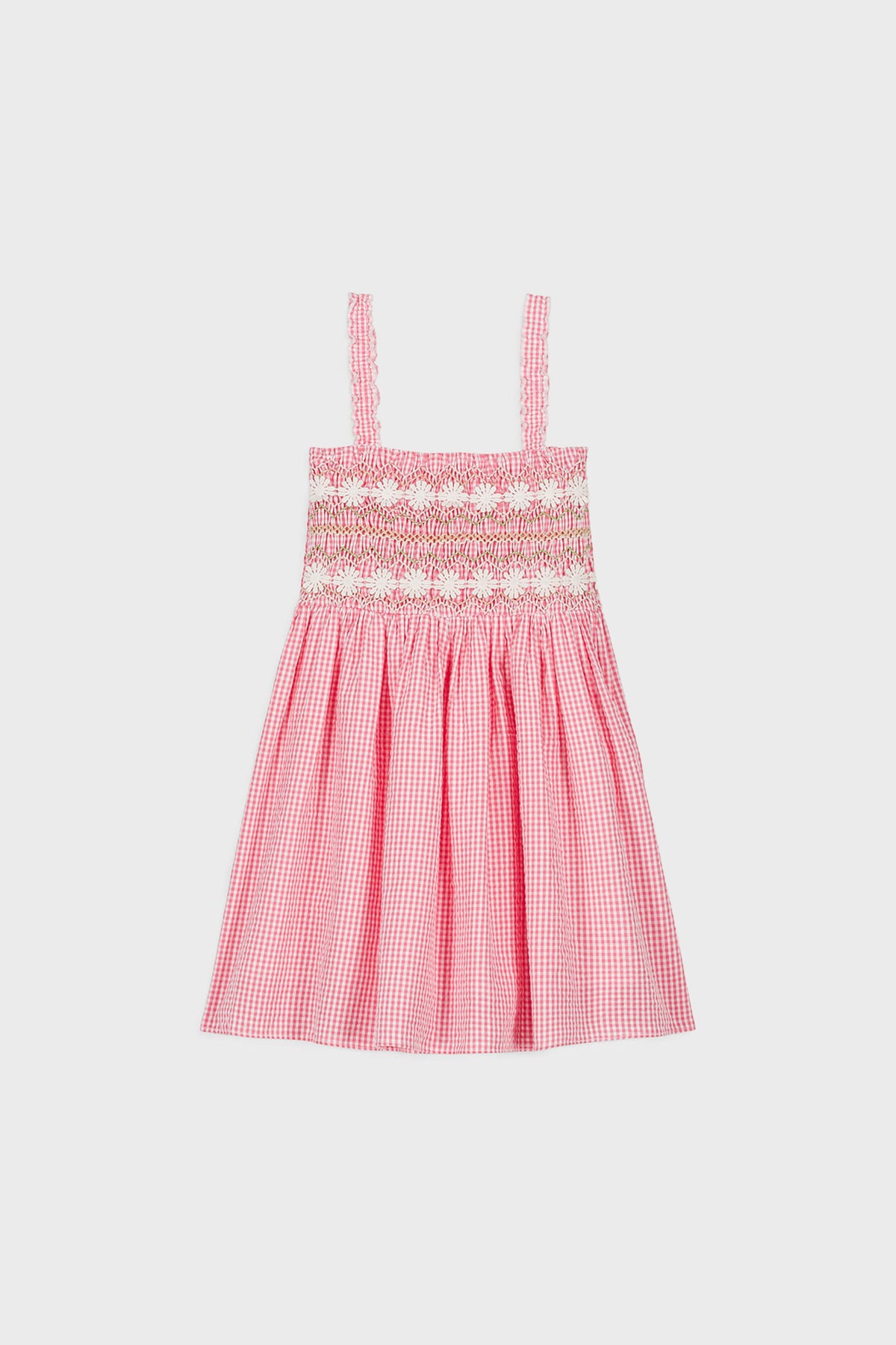 Pink Fragola Vichy Tessa Dress