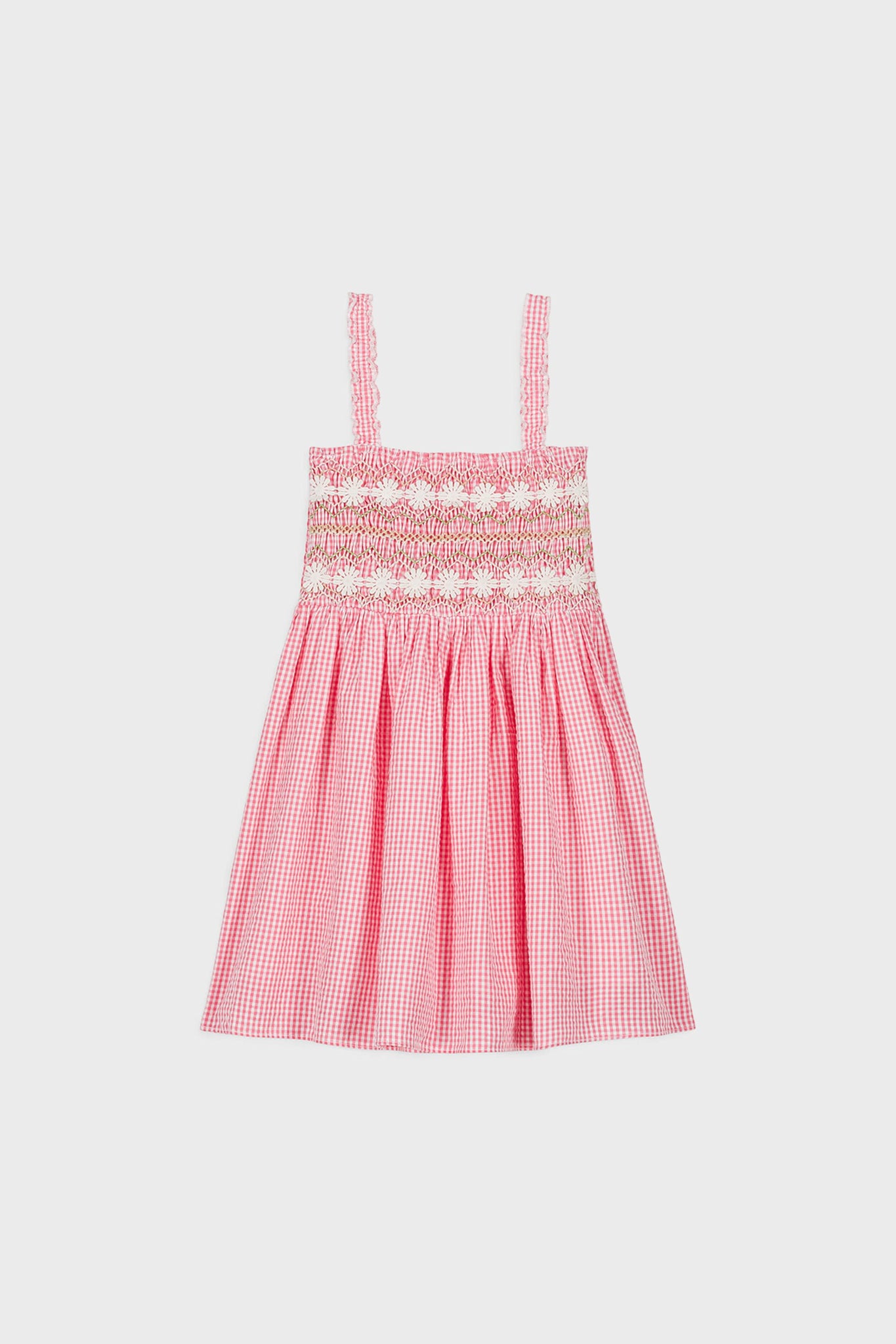 Pink Fragola Vichy Tessa Dress
