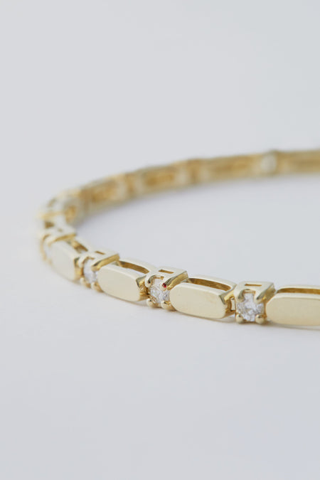 14k Gold Diamond Bracelet
