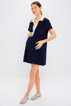 Navy Terry Mitzi Dress