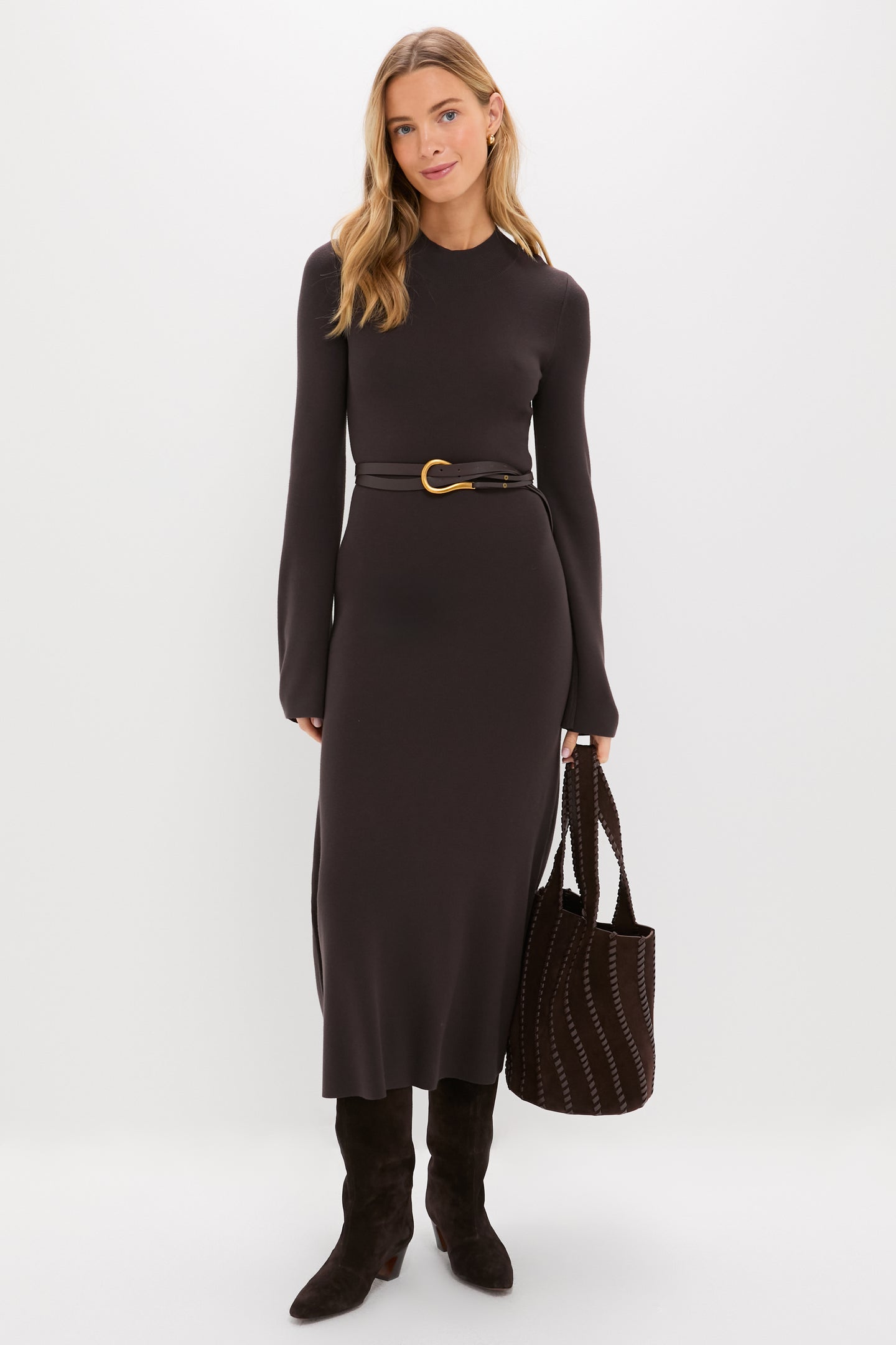 Marron Fabiana Midi Dress
