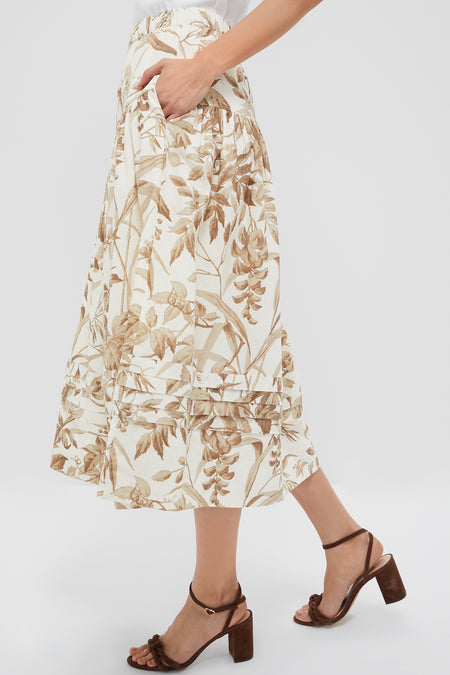 Dune Breeze Cotton Linen Eden Skirt