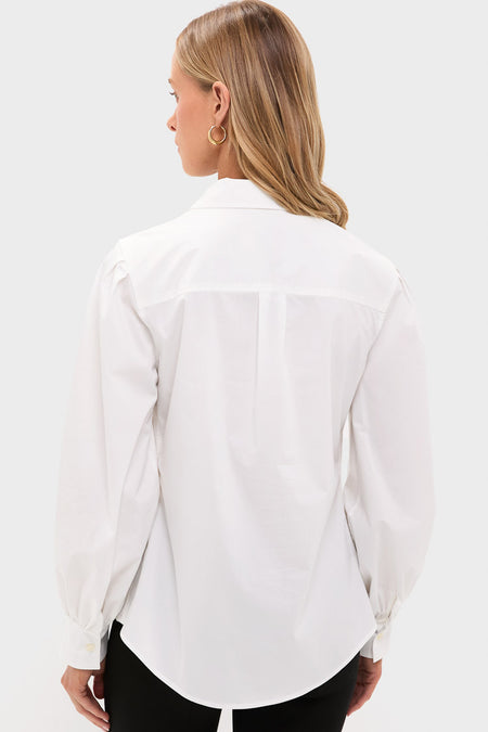 White Carolina Button Down